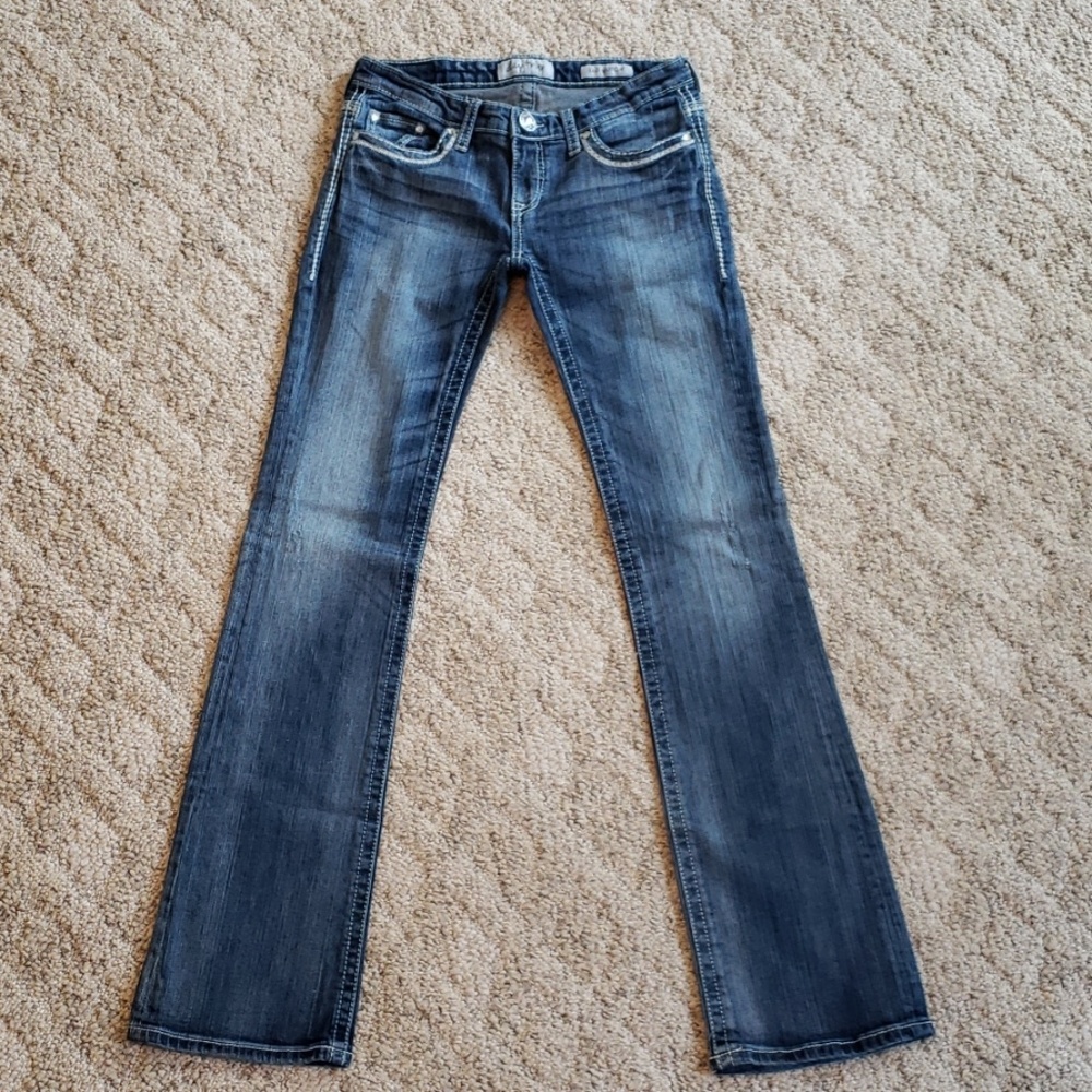 Womens Buckle Daytrip Leo Bootcut Jeans 28 XLong